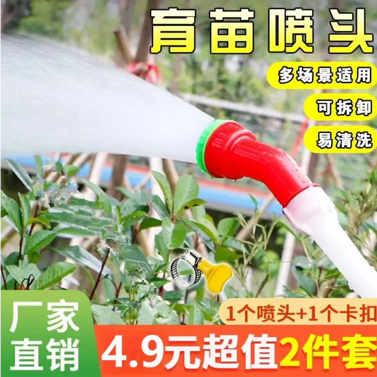 抢！四块九【两件套】喷雾水枪浇花浇菜灌溉育苗通用农业水管花洒