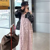 【YKL】愉悦时光2 黑色下摆抽绳百搭连帽皮衣外套
