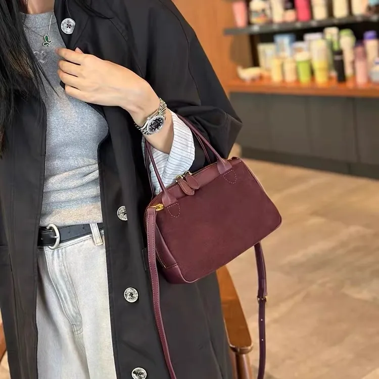 新款头层磨砂牛皮