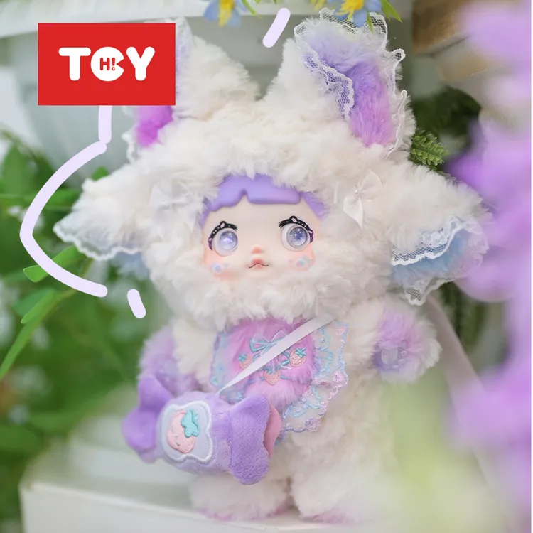 HiTOY【果然有趣】Nommi-果然有趣系列可爱搪胶脸毛绒盲盒