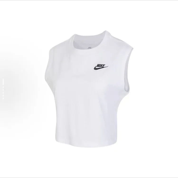 【流光风】NIKE耐克字母刺绣运动圆领背心女款FV5506