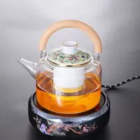 新羽陶瓷内胆蒸煮茶壶1000ml