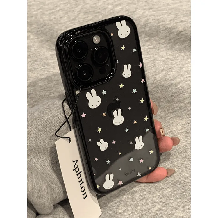 星星米菲兔适用iPhone16/15pro亚克力苹果14plus/13p手机壳12套11