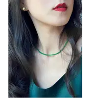 非金属仿水晶项链 宝丫轻奢  女式优雅高级感精致串珠项链K2678