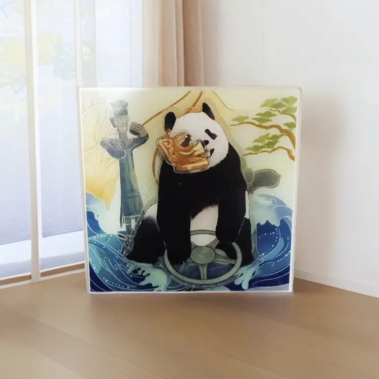 古蜀神韵大熊猫添添手绘冰箱贴（定制款）