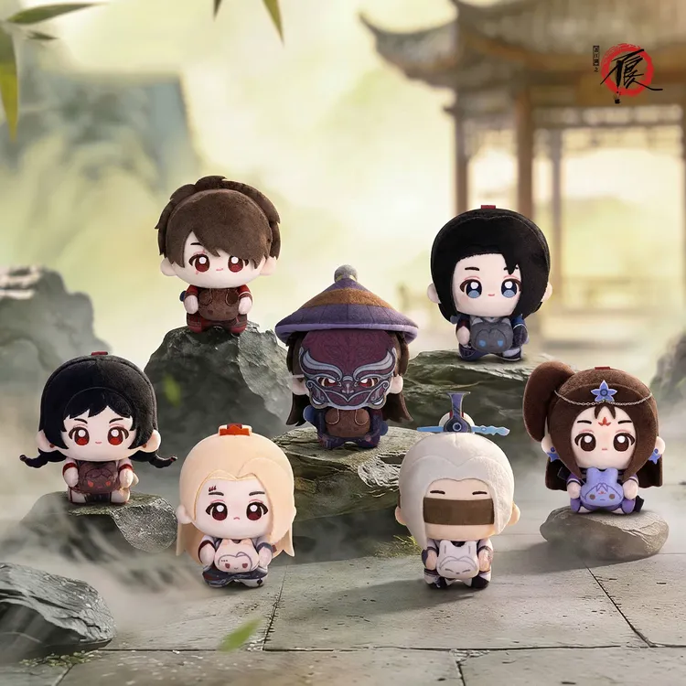 【开盒不退不H】画江湖之不良人携游江湖系列公仔挂件盲盒周边娃娃