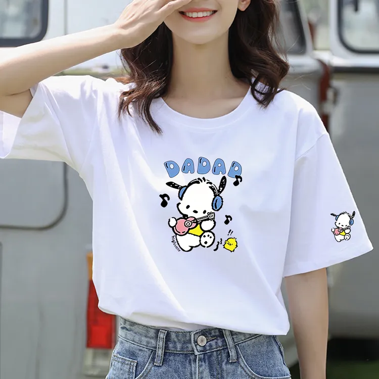 纯棉短袖2025新款女装正肩t恤时尚百搭洋气减龄显瘦修身上衣G163