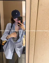 杨十七 彩色刺绣小biao  纯棉牛津纺衬衫  