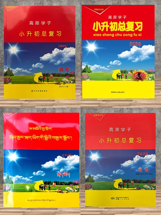 26小升初(高原学子、藏文、语文、数学、综合）总复习资料