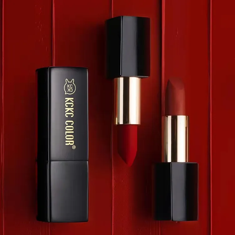 KCKC COLOR/卡奇色彩滋润哑光二合一气质烤漆低饱和度口红欧美系