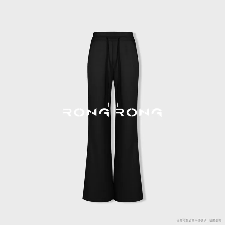 溶溶【超模裤】RONGRONG  绵羊毛提臀瘦腿微喇百搭休闲裤D-A8965939