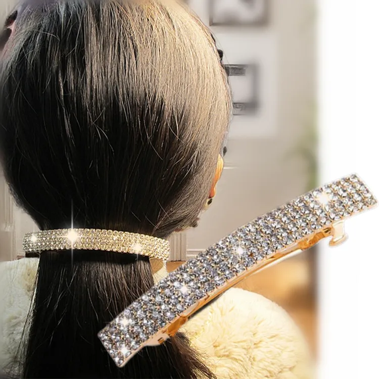 时尚满钻大号女顶夹日韩少女风抓夹森系发夹头饰百搭夹子法式韩系