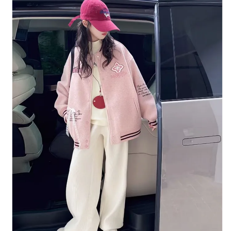 春季冬季厚款休闲风B类普通外套加绒随性韩式童装儿童女童洋气