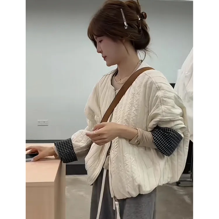 韩系高级感加厚棉服短外套女装2025秋冬爆款流行时尚洋气夹克上衣