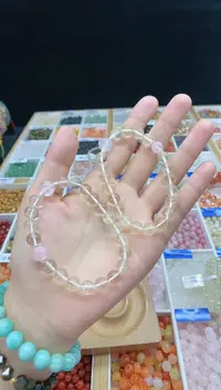 水晶手串未镶嵌柠檬晶手串多样性发一