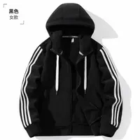 8900-女士秋冬季连帽（黑色）双面摇粒绒防风卫衣外套