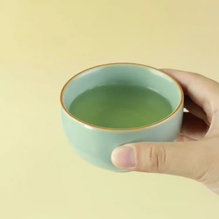 敲击乐器瓷杯 打击乐器陶瓷杯子 汝窑陶瓷茶具茶杯主人杯单杯 