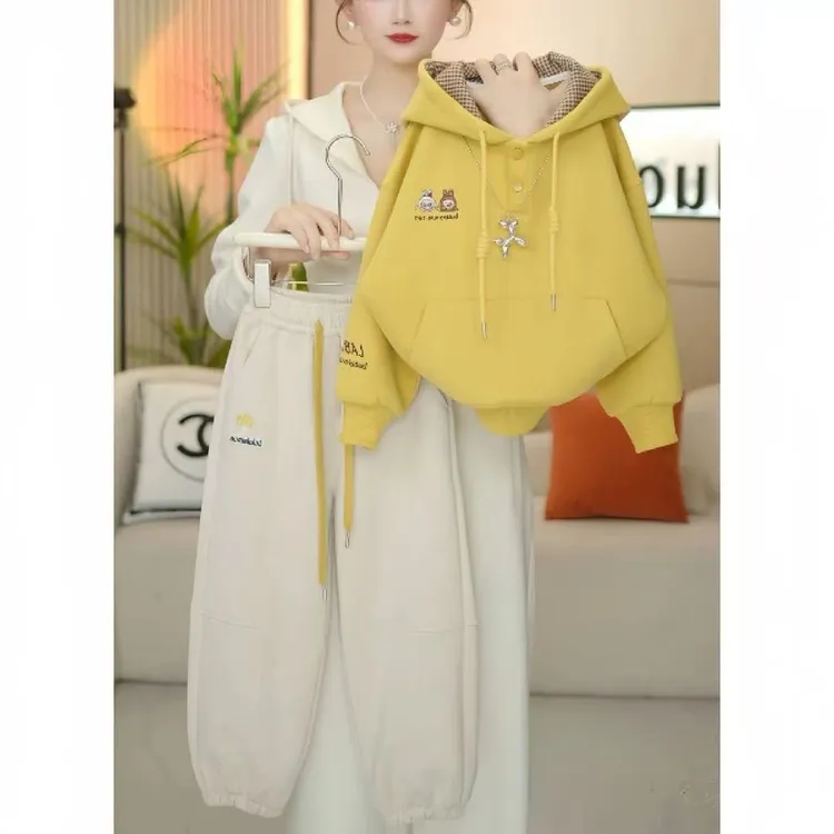 女童渠道秋装套装秋季新款儿童洋气中大童休闲运动外套两件套春秋