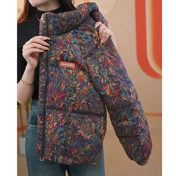 2025年秋冬新款韩系时尚潮流设计感棉服宽松百搭保暖慵懒感外套女