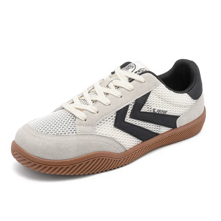 feiyue/飞跃透气网面德训鞋男女情侣款2025夏季爆款百搭休闲鞋子