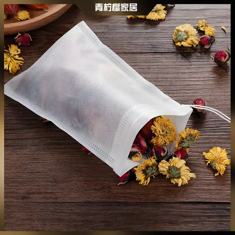 无纺布抽线茶包袋泡茶袋中药煎药袋调料包卤料过滤袋炖汤包煲汤袋商品图