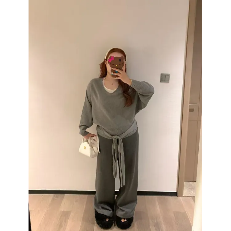 慧芝huizhi 25928两件套上衣 定制款 显瘦两件套