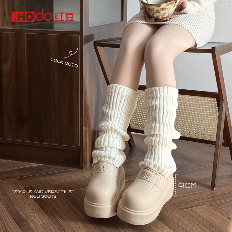 红豆矮子乐厚底增高9.0cm棉拖鞋女款外穿防水时尚防滑保暖棉鞋女商品图