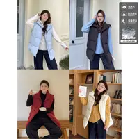 裂渡宣宣【冬眠日记】微胖大码女秋冬时尚气质百搭羽绒马夹ZY510F02