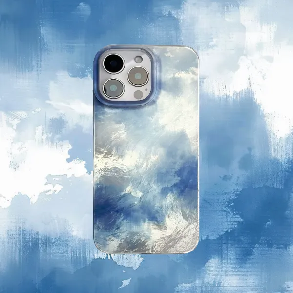 雨雾·适用苹果16pro小米15iphone16华为mate70原创高级感手机壳