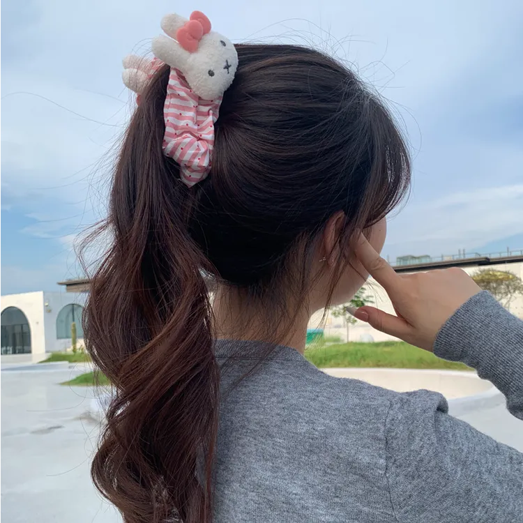 元气满满米菲兔香蕉夹森系甜美少女心复古风仙女风发夹抓夹边夹女