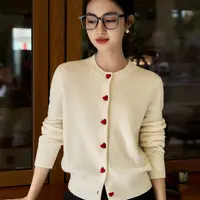 【福利专属】意大利工艺有机羊毛羊绒毛衫 柔软针织开衫ZWN764420VG