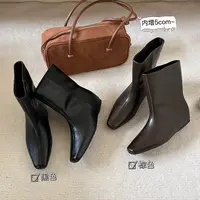 好飒！回头率超高~方头短靴西部牛仔靴筒切尔西靴骑士靴95-9151/D7