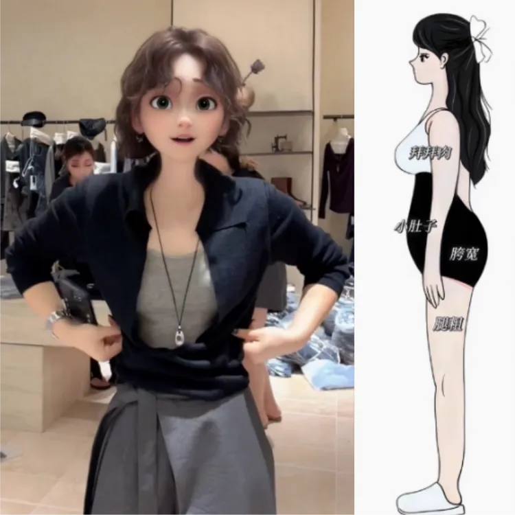 女装秋季新款舒适透气显瘦遮肉长袖上衣假两件设计休闲百搭半身衫