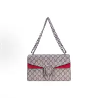 99新 GUCCI/古驰 思斯专属 Gucci酒神中号斜挎单肩 THWY317