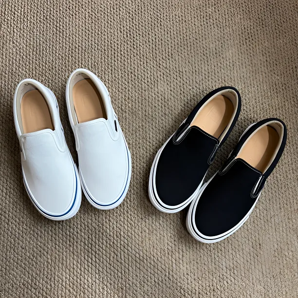 Thawanda新品男女同款纯色软木层底一脚蹬厚底硫化板鞋