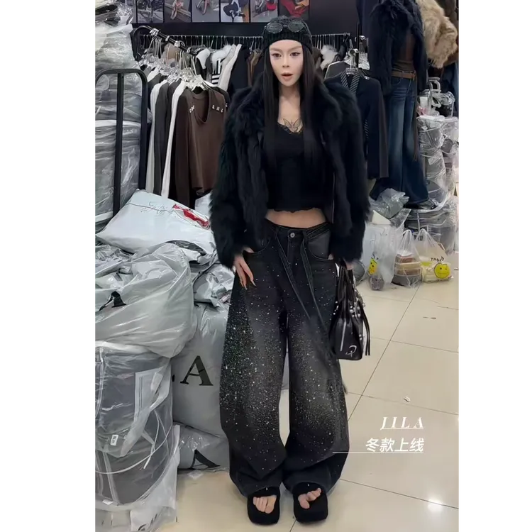 5839 YS 韩版休闲舒适洋气童百搭儿童牛仔裤