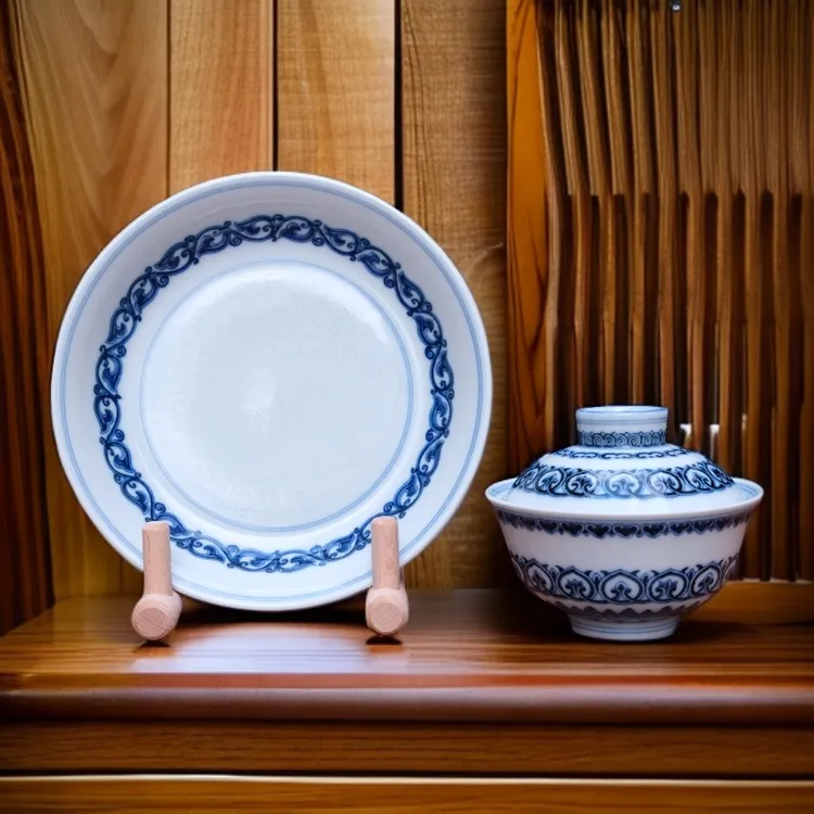 【器度甄选】景德镇 快雪时晴 宝相纹系列