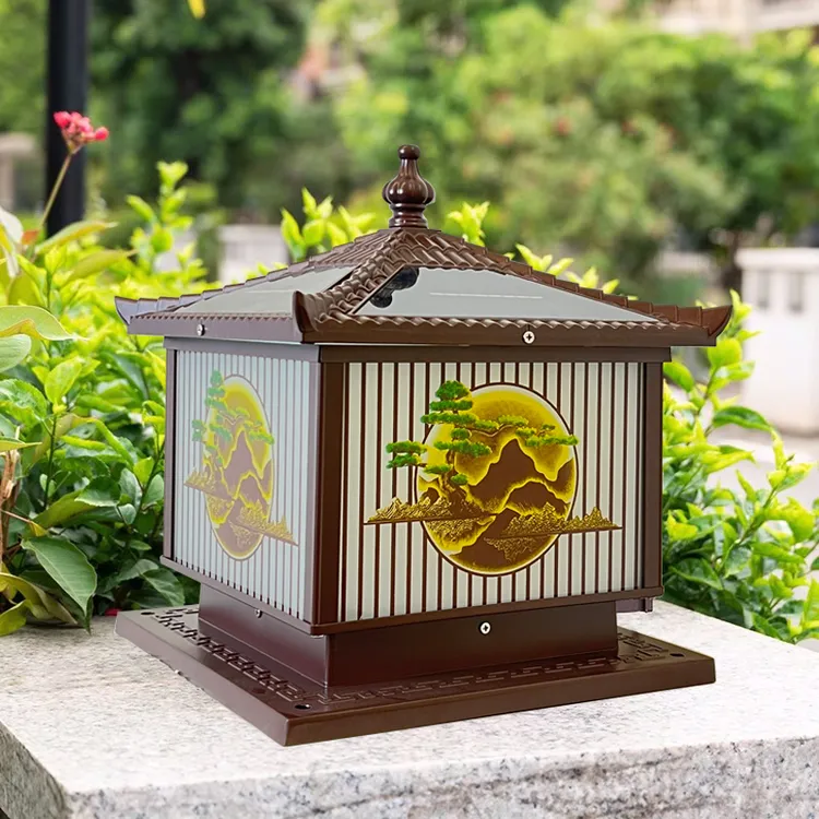 买一送同款一个，太阳能庭院灯柱头灯户外灯庭院灯大功率太阳能灯