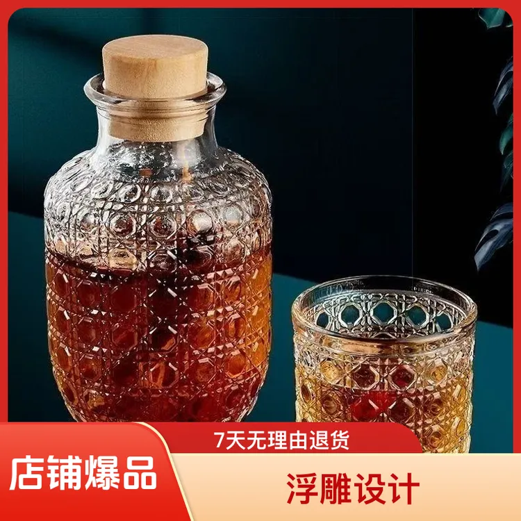 田园风中国风大众复古浮雕欧式水果茶壶冷水壶女士女士专用水杯