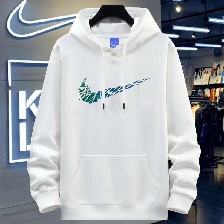 春秋潮牌纯棉重磅连帽卫衣时尚百搭宽松上衣秋冬加绒运动休闲卫衣