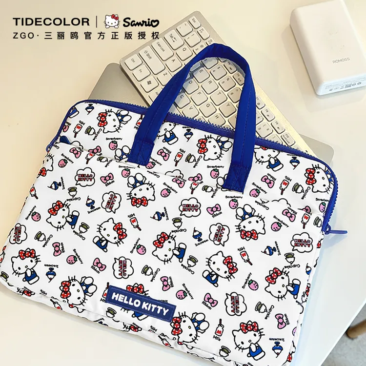 Tide color正版Hellokitty笔记本电脑包14寸15.6手提女通勤轻薄本