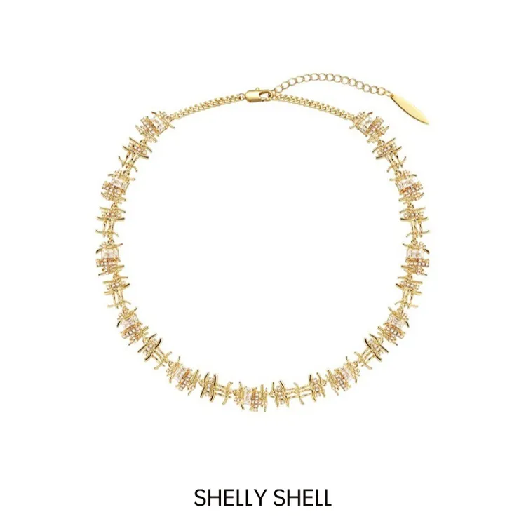 Shelly Shell 铜合金项链 捕梦网项链  轻奢百搭