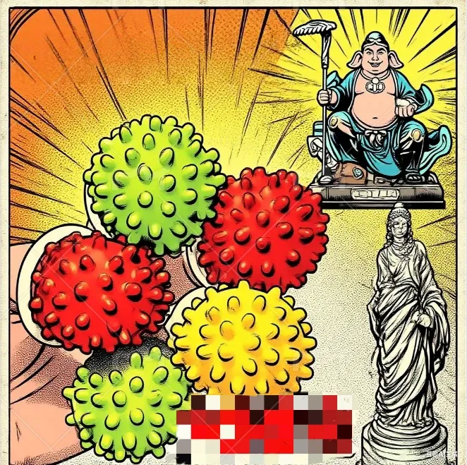 【爆款！亲密啵啵】新款袈裟帽斗笠COS配饰头饰防雨斗笠头饰道具