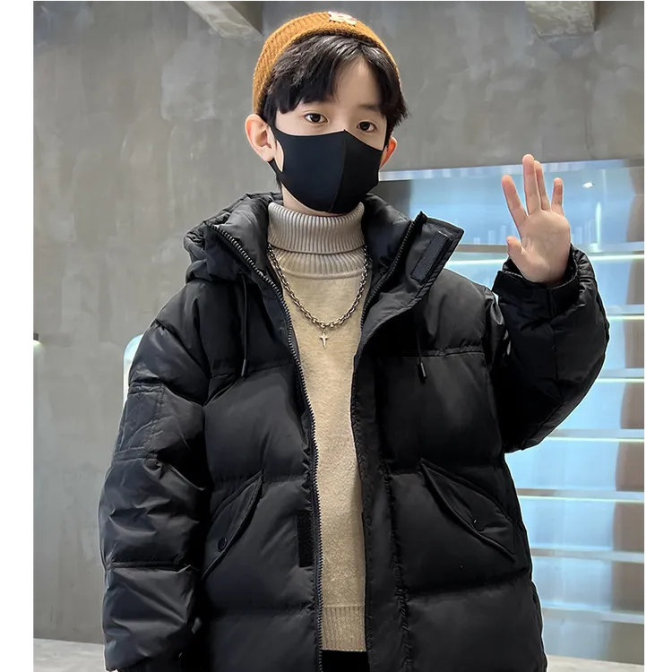 科恩达男童羽绒服冬季加厚2025新款中大儿童男款冬款潮中大童