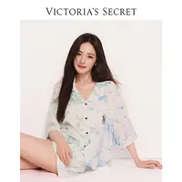 【达人专享】明星同款 欧若风 天丝绵柔廓形短袖家居服睡衣套装