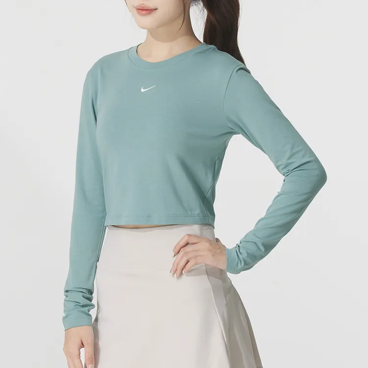 【流光风】耐克长袖T恤2025新款女装运动透气休闲打底套头衫 HF5323