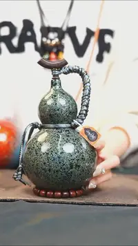 【闪购商品】XT187漆艺酒葫芦不包手串及旋转底座