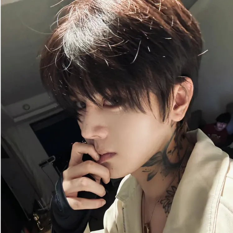 【网络帅哥专属】男短发时尚帅气自然蓬松仿真黑茶色微分男生全头套