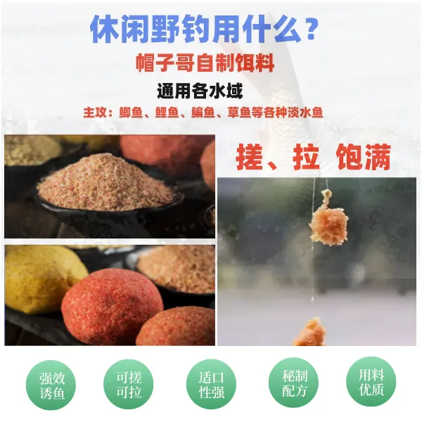 浓腥高动物蛋白鱼饵全水域通用秋冬钓鱼适用专业级钓鱼装备