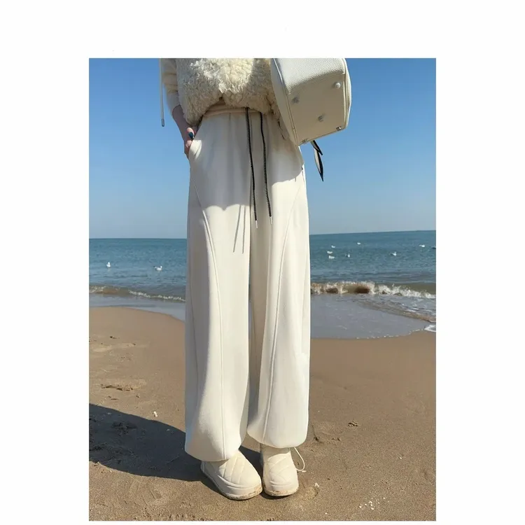 保命裤休闲裤预秋冬百搭潮流宽松显瘦设计初秋高腰直筒裤